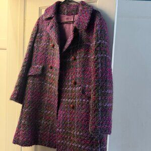 Vintage 1960s Scottish Tweed Leeds Coat